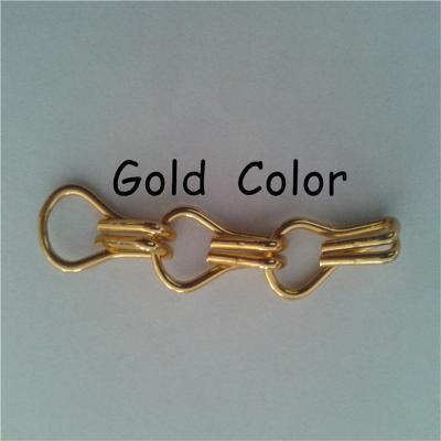 China Light Weight Non-fading Fashion 12mm Double Hooks  Aluminium Chains for sale