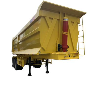 China Truck Trailer 3/4/5axle Tipper Trailer Cargo Truck 40cbm 60 Tons Box Rear Dump Semi Trailer Dumper For Sale for sale