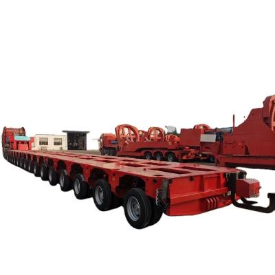 China Semi Truck Trailer 12-Axle 300 Ton Multi-Axle Hydraulic Axle Modula Trailer for sale