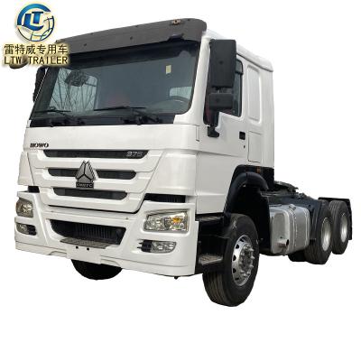 China Sino HOWO Traction 40t 380HP Euro2 Euro4 6*4 Suspension Air Transport Used Tractor Truck For Sale 6800X2500X3100 for sale