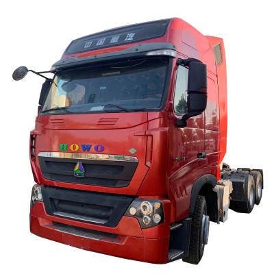 China Postman Sale Sinotruk HOWO T7h CNG 6X4 2017 Heavy Duty Used Second Hand For Sale Tractor Truck 6800X2500X3900 for sale