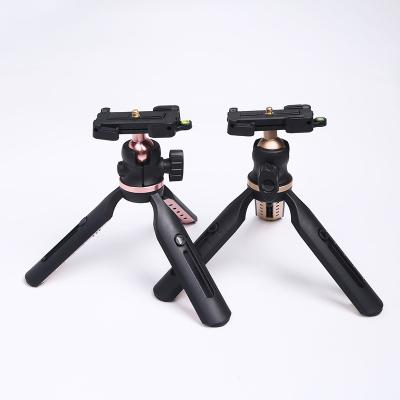 China All In One OEM Logo Aluminum Alloy Mini Tabletop Tripod Extendable Tripod Desktop Stand For Phone/Projection/Camra Mini Tripod, RK-L10 for sale