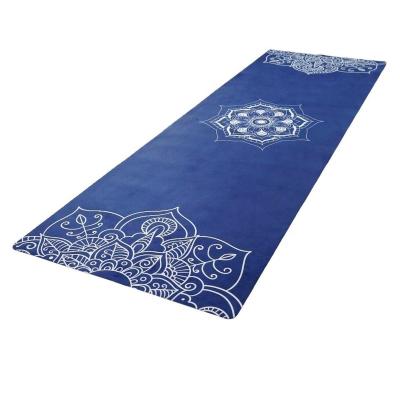 China Wholesale Custom Printed Foldable Colorful Rubber Yoga Mat With Strap Natural Suede Travel Yoga Mats Eco Friendly Private Label Back Eco-friendly/Non-Toxic/Non-Slip/Washable/Rebound Stable for sale