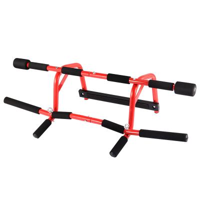 China Easily Assemble Door Indoor Home Gym Fitness Multi Handle Portable Upright Exercise Pull Up Bar For Door for sale