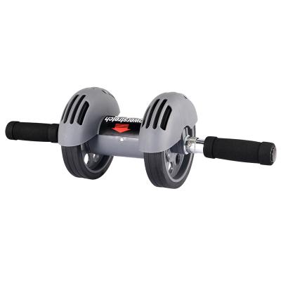 China New non-slip ab feet roller with 2 wheel advanced fitness abdominal equipment gym ab wheel roller for sale