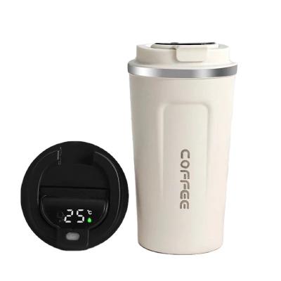 China 380ml 510ml Smart Stocked Thermos Bottle For Coffee LED Temperature Display Thermal Mug Insulated Tumbler Taza Temica Garrafa Copo for sale