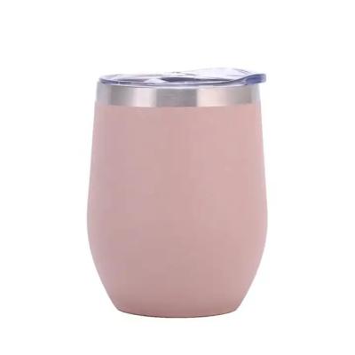 China Huevo blanco de recta egg cup vaso bottle wine scam brillo sin tallo en stocked 12 oz a granel for sale