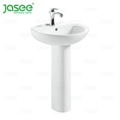 China Modern Ceramic Sanitary Ware Kids Small Pedestal Wash Basin Wash Basin For Kids Height for sale