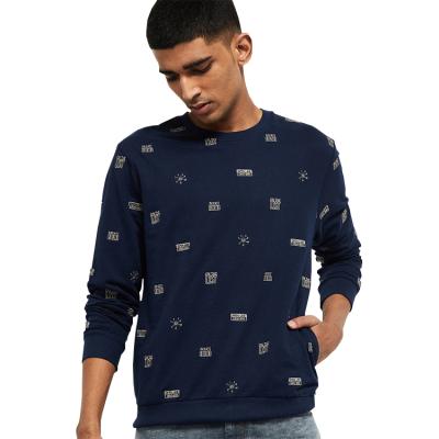 China High Quality Customized Round Neck Mens Anti-wrinkle Fashion Breathable Shirt Printed Sweater for sale