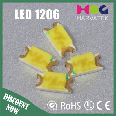 China INGAN 5mA best quality high lumens pure white smd diode datasheet 1206 led chips for sale