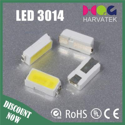 China INGAN Harvatek high lumen PLCC 3014 smd led InGaN to heat white 2800K-3500K for sale