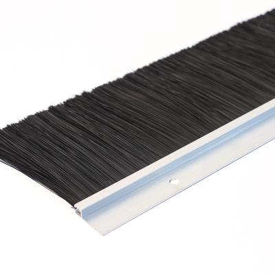 China Anti-Static Nylon Strip Brush Industrial Black Nylon Joint Cleaning Strip Brush for sale