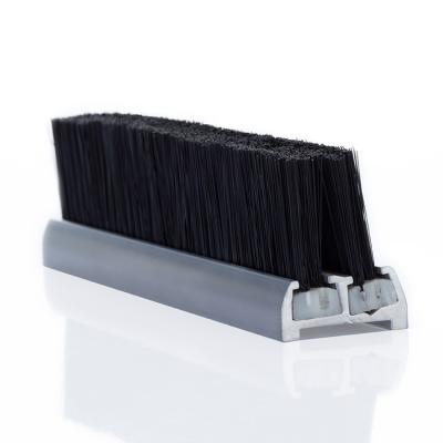 China Cleaning Crimped Natural Polyester Stepped Strip Flat Brush for sale