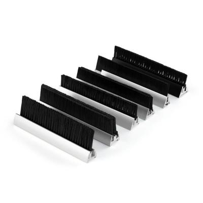 China Tube Brush Escalator Brush Strip Triangle Brush Escalator Parts Safety Brush for sale