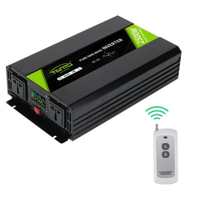 China Aliminum Alloy Tianmo Inverter Factory 2500W Pure Sine Wave Inverter With Power Wireless Remote Control Inverter for sale