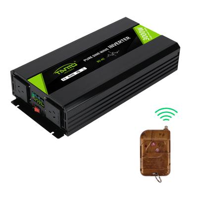 China Aliminum Alloy Tianmo Factory Supply 3000W Pure Sine Wave Inverter With Wireless Remote Control Power Inverter for sale