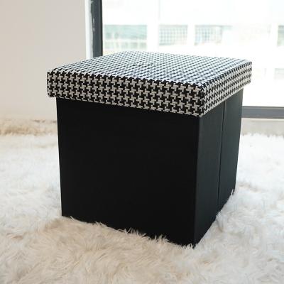 China Custom Folding Furniture Home Folding Chair Stool for Bedroom Colth Storage Stool Luxury Folding Box for sale