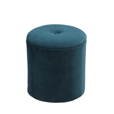 China (Size) Morden Adjustable Round Folding Ottoman Folding Stool With Storage Stool for sale