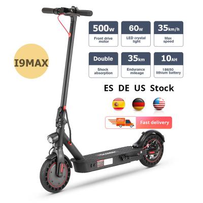 China DDP Unisex USA Warehouse E9D New Arrival Max 10 Inch Electric Scooters 10 Battery Power Ah 35 Kilometer With APP Electric Scooters for sale