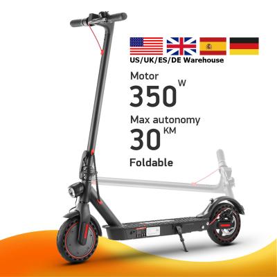 China DDP cheap unisex 350W 30 kilometer waterproof folding scooter electric scooter factory sales for adult for sale