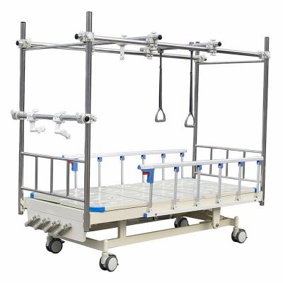 China Cheap A-142 Hospital Bed Hospital Orthopedics Traction Medical Bed With Detachable Stainless Steel Bed Legs And Head for sale