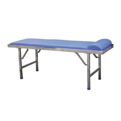 China A-159 Metal Stainless Steel Bed Hospital Medical Nursing Examination Bed for sale