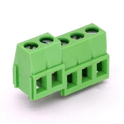 China Wire Connecting 5.0mm 5.08mm Pitch 16A 300V Single Deck Soldering Pin Terminal Block For PCB Te koop