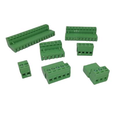 China Wire Connecting 5.08mm Pitch 2-24 Pin Side Wire Entry Detachable Male and Female Plug in Terminal Blocks Te koop