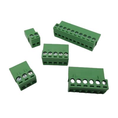 China Wire Plugging 2~24 Terminal 5.08mm Spaced PCB Screw Clamp Plug Into Terminal Blocks And Socket 5.08mm Spaced Terminal Connector en venta