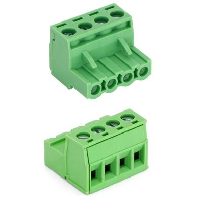 China Wire connecting 5.08mm pitch plug in male and female terminal blocks, wire connector Te koop