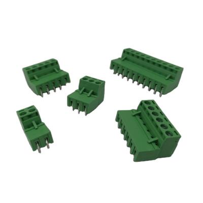 China Wire Connecting Horizontal 5.08mm Pitch Input PCB Socket Into Terminal Block Male and Female Straight Male Connector for One Set en venta