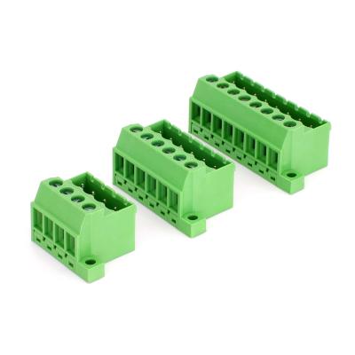 China Electrical Device Autamation Equipment Free Sample YE3270-508 Wire Connector Terminal Block 5.08mm Plug In Terminal Block Header Te koop