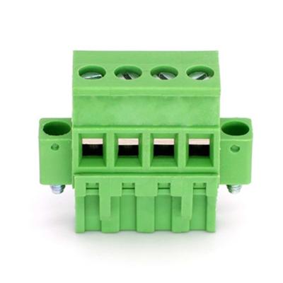 China Electrical Pluggable Terminal Blocks 4Pin , Blocks Electrical Device Autamation Equipment 5.08mm Pitch PCB Terminal Te koop