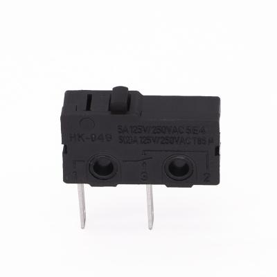 China Factory price compact design HK-04G-4 welding terminal black micro plastic 5A/250VAC 2 pin switch Te koop