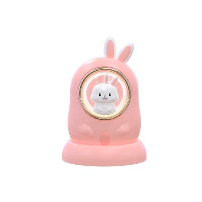 China Convenient YiPin 2023 OEM Portable pocket cute rabbit USB Rechargeable electric mini Hand Warmer Novelty Gift sets with kids night light for sale