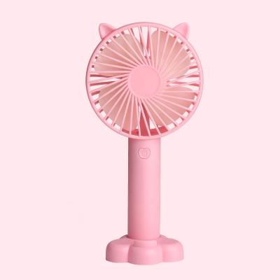 China Portable fan rechargeable 2023 AlibabaYiPin OEM ODM USB rechargeable portable cute Mini small table fan with mobile phone holders outdoor handheld fan for sale