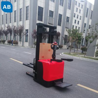 China Full Electric Workshop Forklift 1ton 1.5 Ton Pallet Stacker Electric Stacker for sale