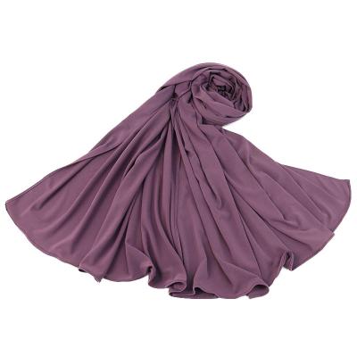 China Solid color LONG edges women scarf shawl stitching hijab cotton hijab scarf tank top simple stretchy hijab tank top tightly for sale