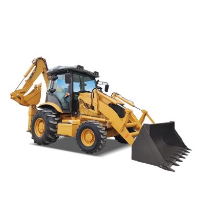 China Building Material Shops Chinese Backhoe Loader Backhoe Tractor Small Wheel Loader for sale