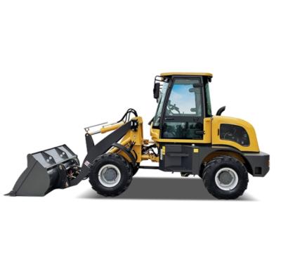 China Newest Building Material Stores Mini Small Four Wheel Mechanical Excavator Wheel Loader To 1.6 Ton for sale