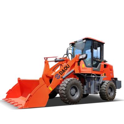 China Building Material Stores Factory Supplier 1.5 Ton Wheel Loader Shovel Front Grain Direct Loader for sale