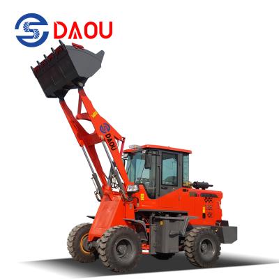 China Building Material Shops China Cheap Mini Wheel Front Loader Small Tractor Front End Loader Payloader Price for sale