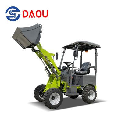 China Elevating 0.4 ton multifuction electric radlader new design mini garden loader for sale