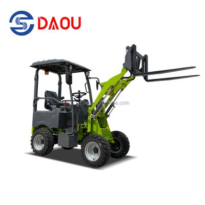 China Factory wholesale mini electric loader bucket wheel multifunctional electric loader for sale with CE certification for sale