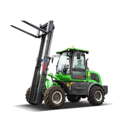 China Advertising company factory direct supply small 3 tons small diesel offroad forklift with CE certification for sale