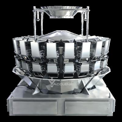 China High speed food hopper 3L 20 head multihead weigher with twin weigher for sale