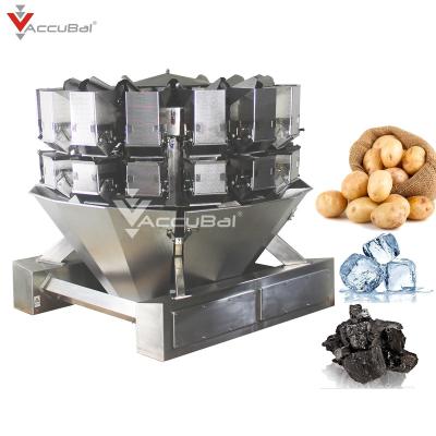 China New modular 10 14 head food mix weigher waterproof multihead weigher for frozen food/meat/seafood, automatic weigher multihead weighers for sale