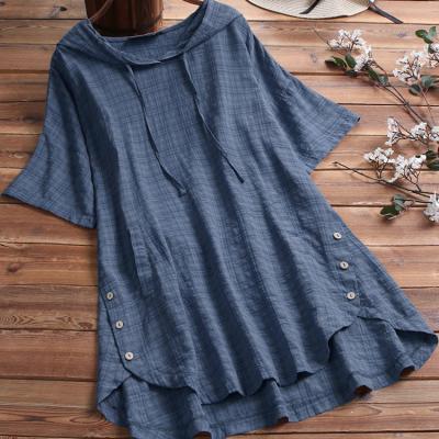 China Plus-Size Anti-Static Women's Loose Collar Blouse Shirt For Women Womens Dresses for sale