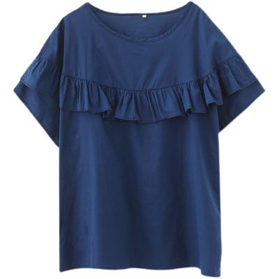 China Regular Wholesale Girls Summer Clothes Breathable Cotton Casual Clothing For Women for sale