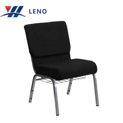 Cina Metal Interlocking Church Chairs Church Seating High Density Moulded Foam For Auditorium in vendita